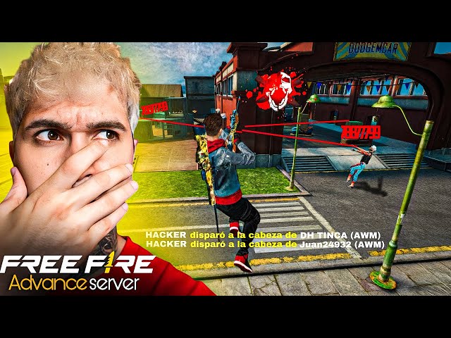 I PLAYED A PVP AGAINST A HACKER ON THE ADVANCED SERVER ☠️😨 and something super weird happened to me…