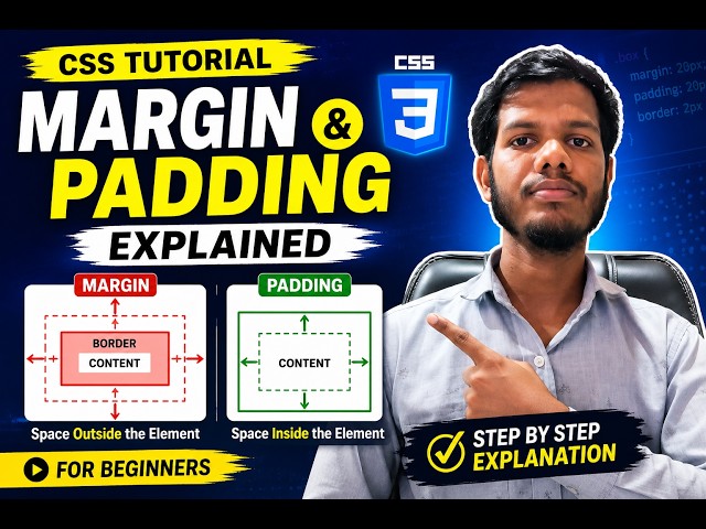 CSS Margin & Padding Explained | CSS Tutorial for Beginners