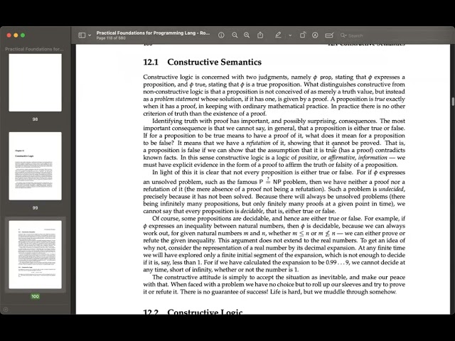 PLVM "Practical Foundations for Programming Languages" Chapter 12 [2022-02-27]