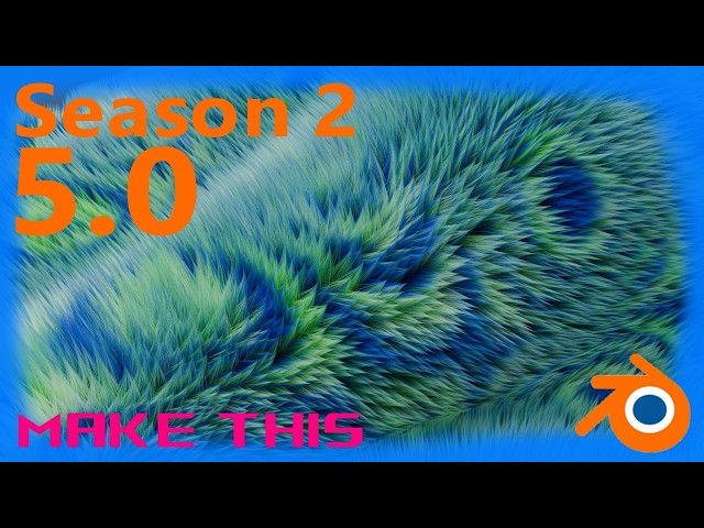 (S:2)(#78) Blender Tutorial: Make Patterned Fur. Cycles 5.0