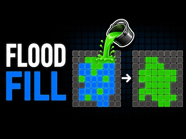 Flood Fill Explained Visually — The Infinite-Loop Trap Most Devs Miss