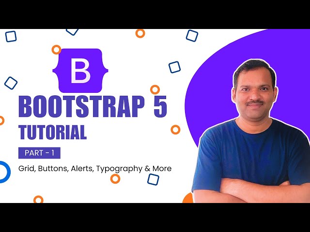 Bootstrap 5 Full Tutorial for Beginners | Part 1: Grid, Buttons, Alerts, Typography & More