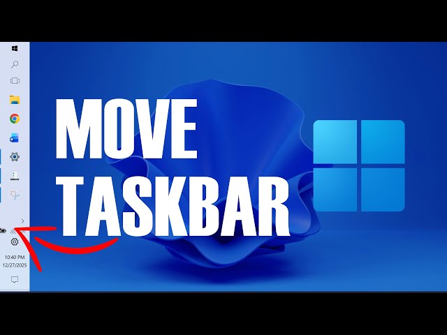 Move the Taskbar Position in Windows 11 (Top, Left, or Right)