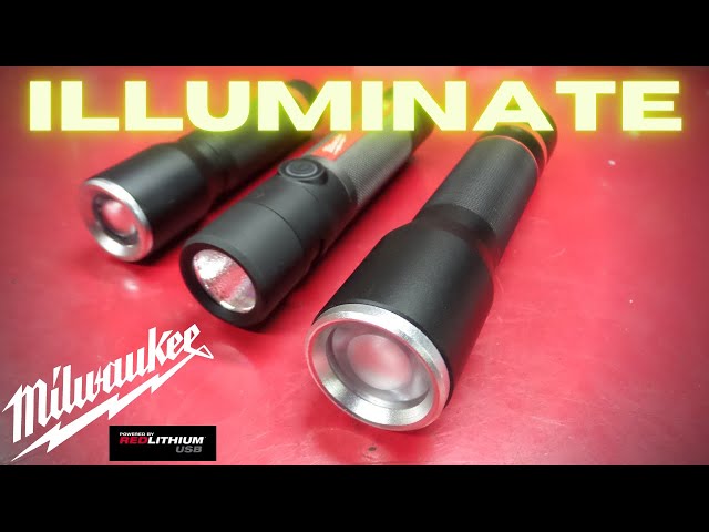 Milwaukee LED Rechargeable Flashlights - RedLithium USB flashlights - Talking Hands Tools Review