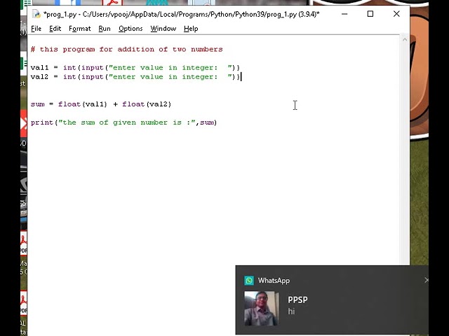 PYTHON | MCA | SEM 2 |PYTHON PROGRAMS