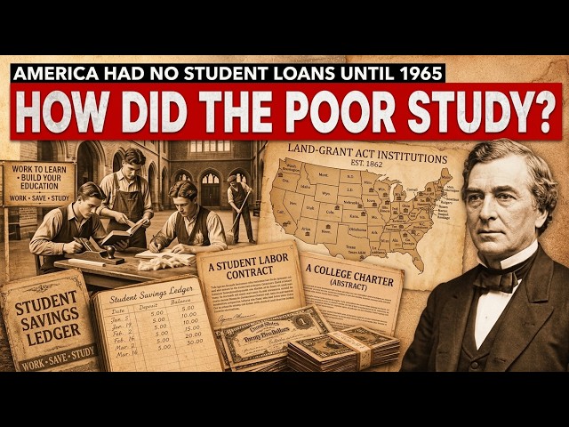 America Had No Student Loans Until 1965 — How Did the Poor Study?