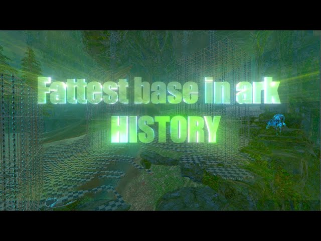THE FATTEST UNNOFICIAL BASE IN ARK HISTORY????🥶🔥 | Basetour |