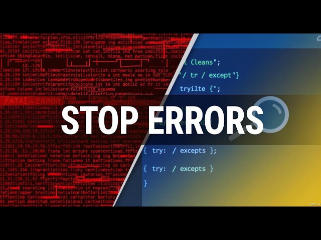 Python Exception Handling & Logging Tutorial | Build Crash-Proof Code