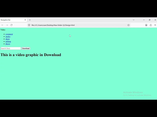 How to create Navbar using HTML and CSS with Tutorial. | #html #css3 #java #javascript #coding 