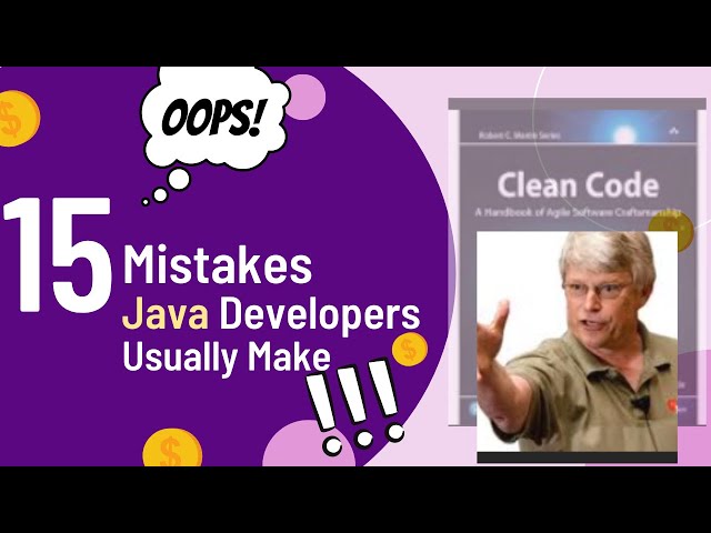 Can you avoid these 15 Common MISTAKES as a Java Developer? | Best Practices for Clean Code