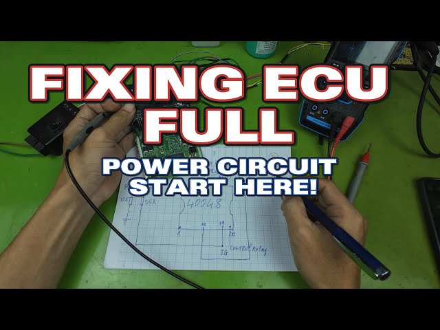 FULL👉 ECU Power Circuit Explained: Learn Analysis, Testing & Repair Tips #ecurepair
