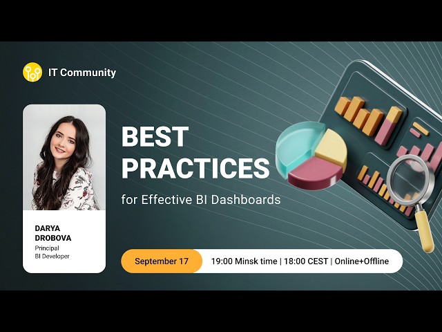 Best Practices for Effective BI Dashboards