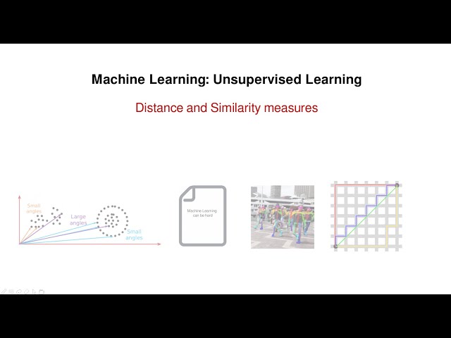 Distance and Similarity measures