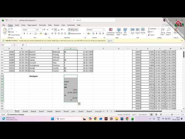 SQL lecture - 3 | MySQL DataTypes | NMD PVT LTD