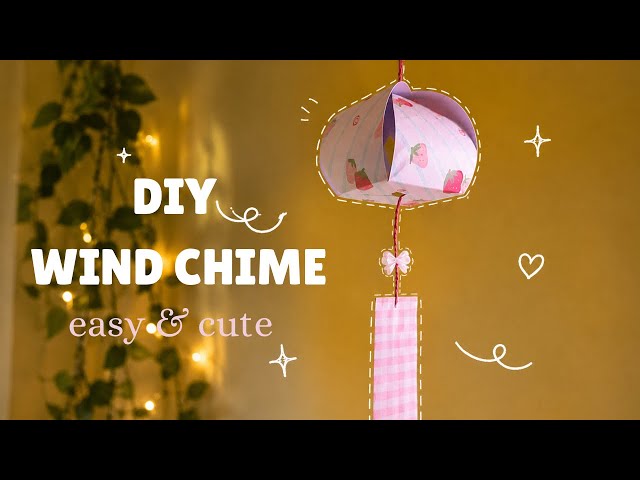DIY Paper Wind Chime 🎐| Easy & Aesthetic Room Decor