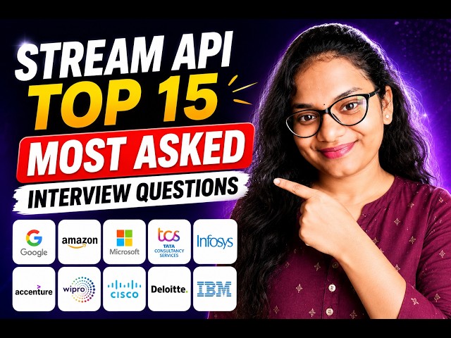 Most Aksed question in Stream API