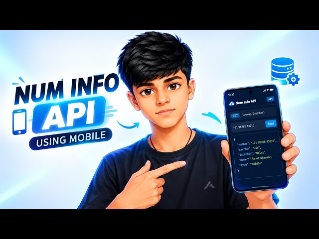 I Built a NUM INFO API Using ONLY My Mobile! 📱😱 | Full Tutorial