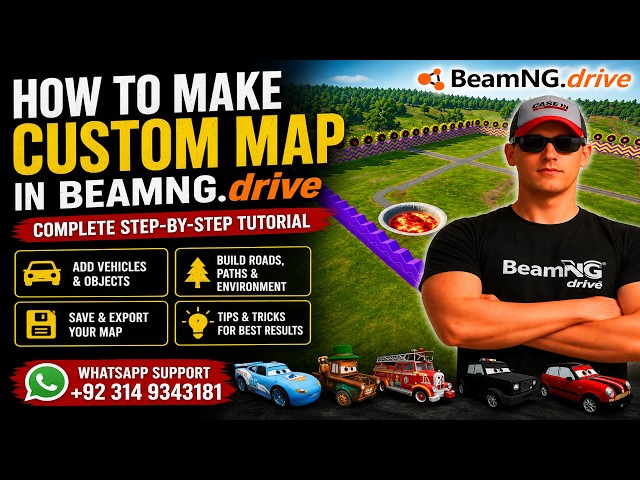 How to Make a Custom Map in BeamNG.drive | Complete Beginner's Guide