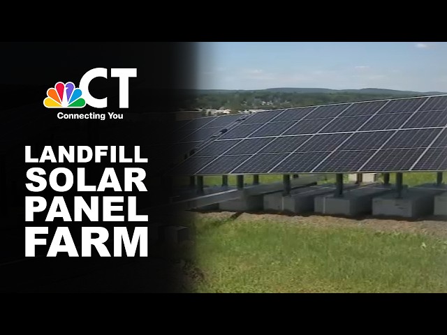New Haven turns capped landfill into solar farm powering about 200 homes