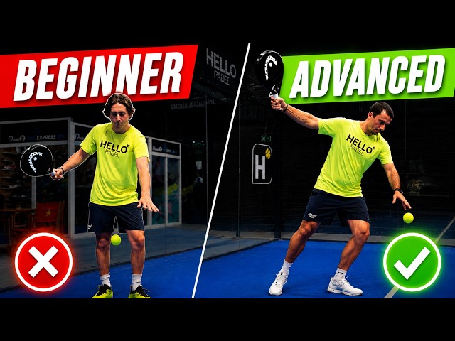 Beginner VS Advanced Level Padel Serve