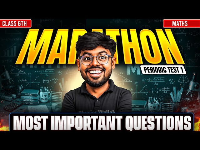 Class 6 Maths PT-1 Marathon | Most Important Questions | Divyansh Sir 🔥