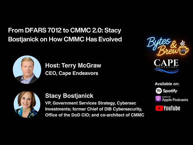 From DFARS 7012 to CMMC 2.0: Stacy Bostjanick on How CMMC Has Evolved