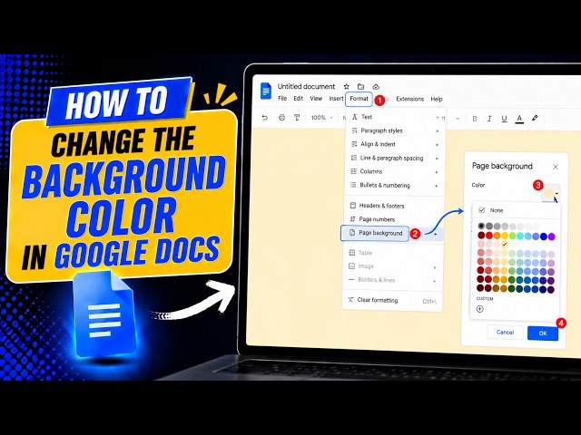 How to Change the Background Color in Google Docs 2026