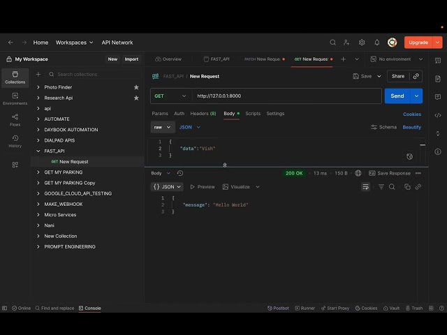 #1 PYTHON VENV INIT AND FASTAPI SETUP