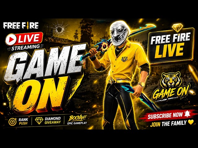 FF 🔴 LIVE Stream GAME ON😍 FAN ROOM GIVE AWAY ROOM 💓Free Fire 🔴LIVE🥳Pakistani