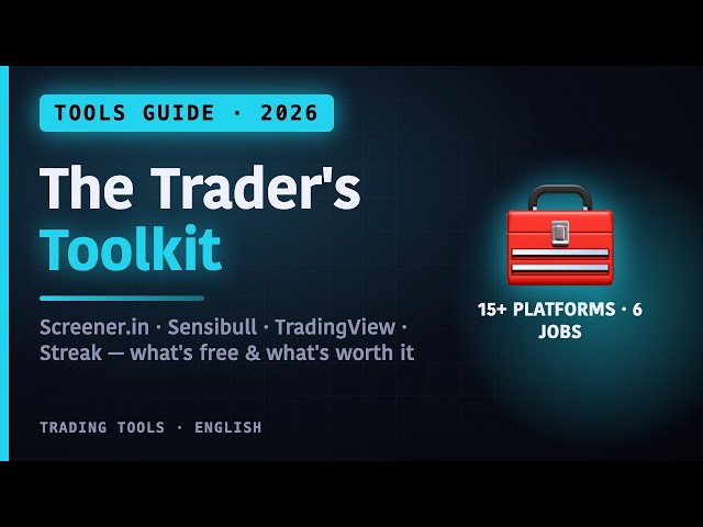 15+ Tools Serious Traders Use (Most Are FREE) | Screener.in, Sensibull, TradingView & More