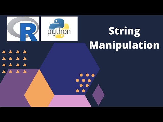 23. String Manipulation in R and Python