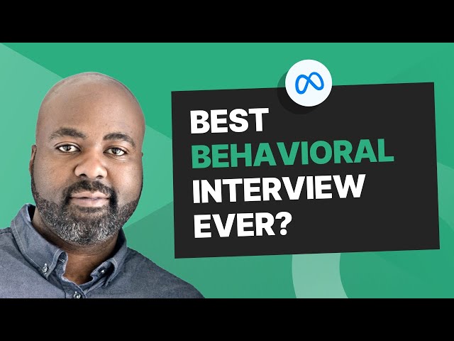 Meta behavioral interview - PERFECT approach (with Meta Product Manager)