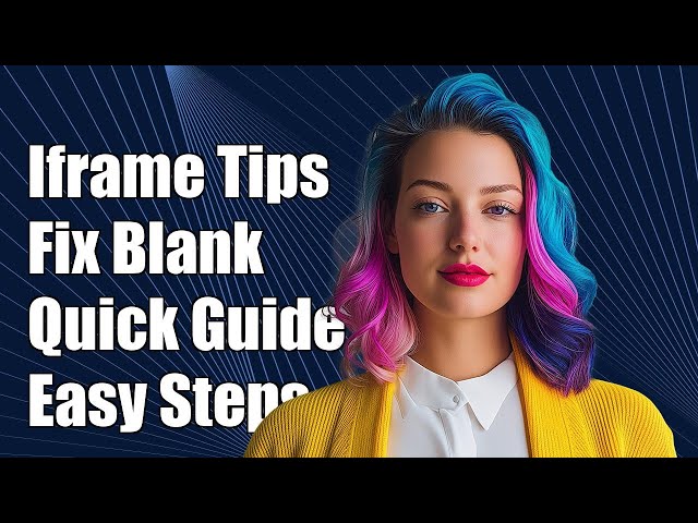 iframe showing up blank
