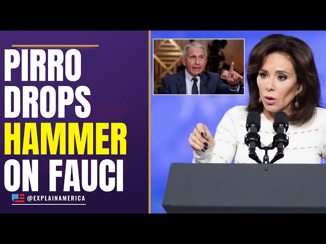 INDICTED! - Jeanine Pirro Bombshell Rocks Fauci Days After Contempt Vote