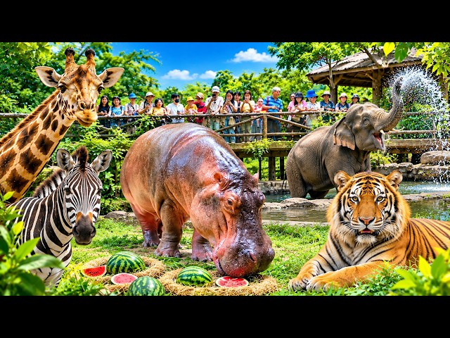Thailand’s Most Famous & Largest Animal Park | Khao Kheow Zoo Tour [4K HDR]