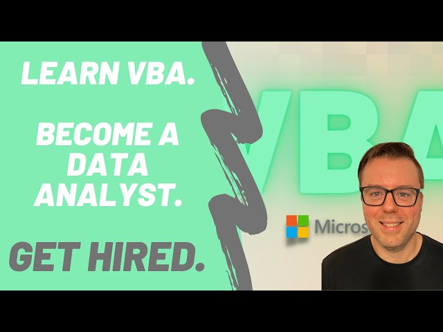 Learn VBA Programming. Become a Data Analyst. Get Hired! | Zero To Mastery