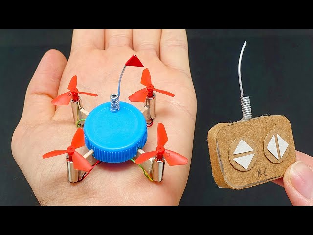 Construí un DRONE CASERO en Miniatura (FUNCIONA) 🚁🔥