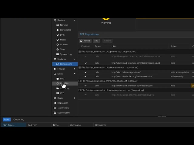 Tech Tutorial: Getting Started With Proxmox - Updates & Disk Configuration
