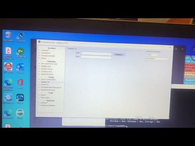 Lock Service Register