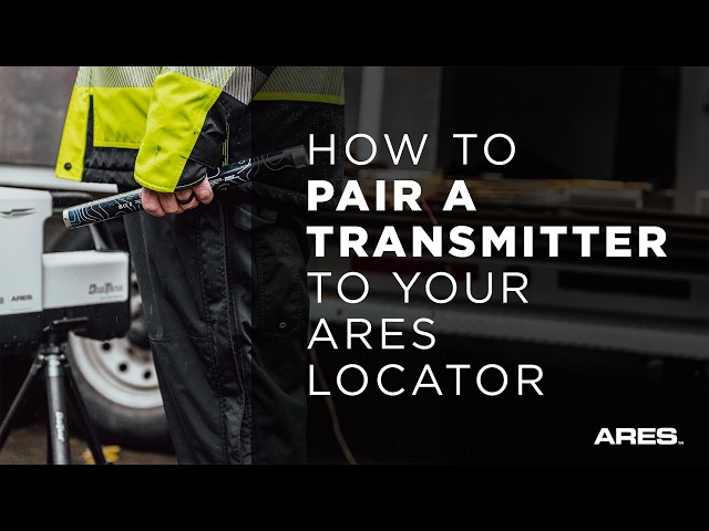 ARES How To Pair a Transmitter to your ARES Locator