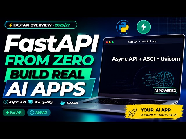 FastAPI Fundamentals: Build Your First AI API | Python FastAPI Course (Episode 3 - What is FastAPI?)