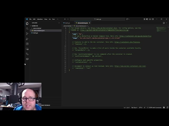 Setting up a Dev Container in VS Code