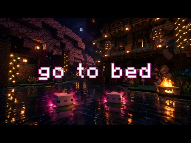 none of it matters till morning... (minecraft music w/ rain & fire)