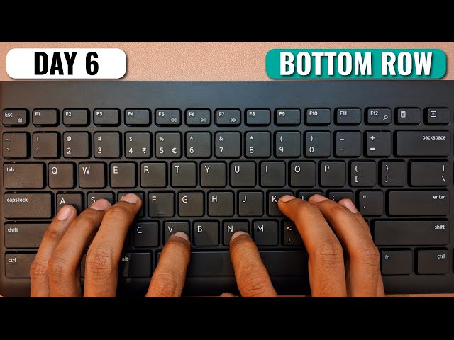 English Typing Course- DAY 6 | Free Typing Lessons | Touch Typing Course | Tech Avi