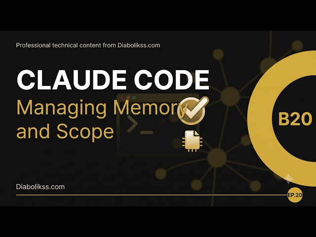 Introduction to Claude Code: Managing Memory and Scope | Claude #20