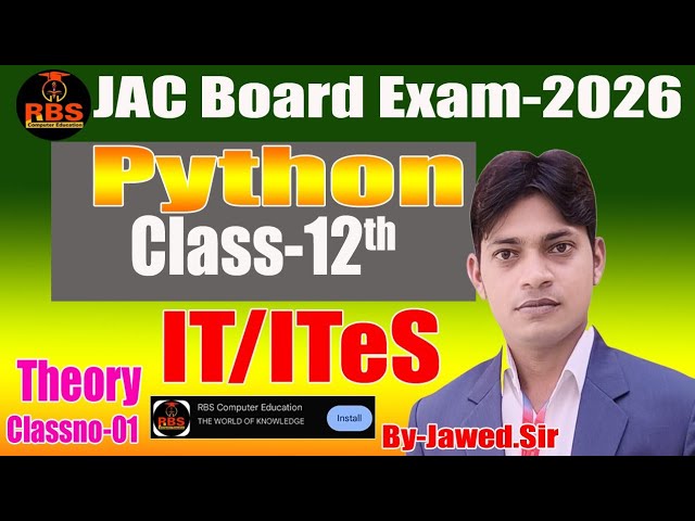 Python) Programming Language Class 12th ITeS