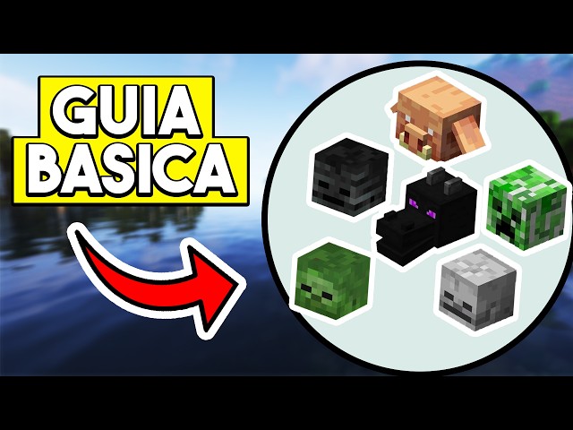 How to GET all the HEADS in Minecraft | Easy Guide to Obtain Mob Heads