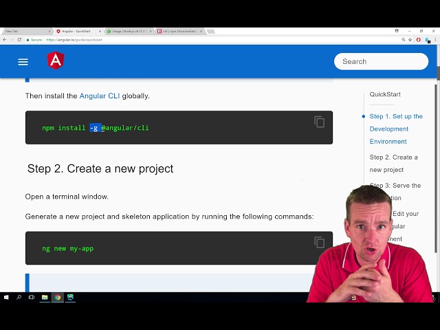 Building a Angular4+ Web App | S4P14 | Install Angular Command Line Interface | Angular CLI