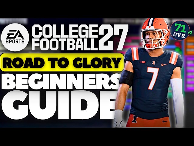 The ULTIMATE Beginner's Guide to Road to Glory in EA CFB 27