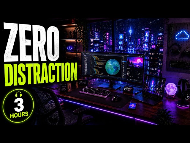 ZERO DISTRACTION • Software Developer Focus • 3 Hours